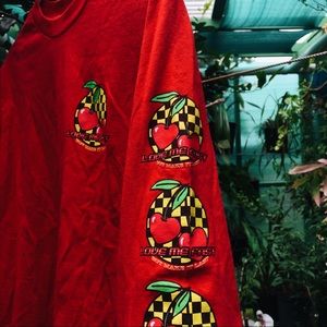 “Love Me Fast” Red Long Sleeve